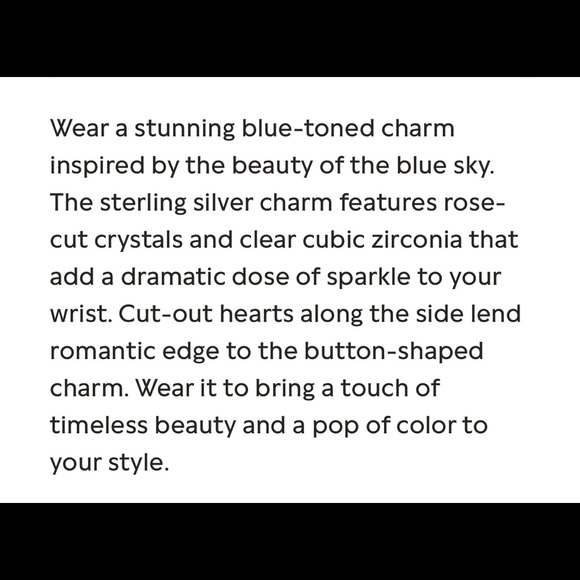 Pandora Radiant Heart Sky Blue - Picture 3 of 4